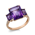 Ring 4er-Krappe 18 kt RG