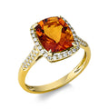 Ring 4er-Krappe 18 kt GG