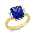 Ring 4er-Krappe 18 kt GG