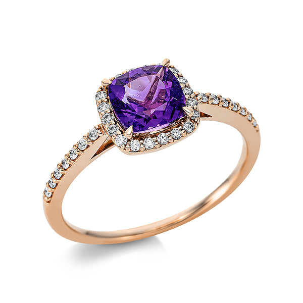 Ring 4er-Krappe 18 kt RG