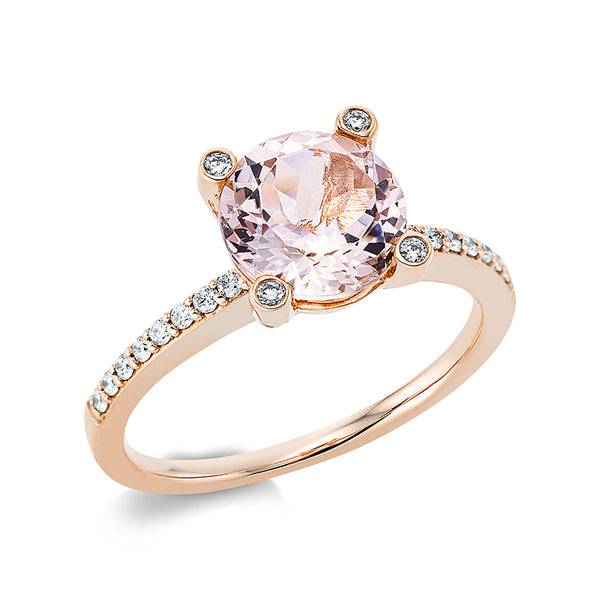Ring 4er-Krappe 18 kt RG