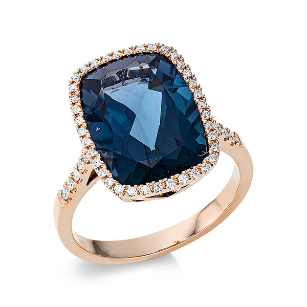Ring 4er-Krappe 18 kt RG