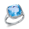 Ring 4er-Krappe 18 kt WG