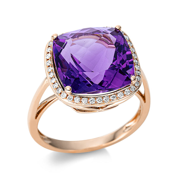 Ring 4er-Krappe 18 kt RG