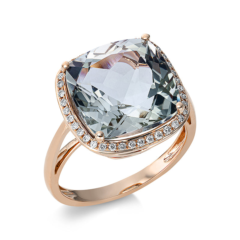 Ring 4er-Krappe 18 kt RG