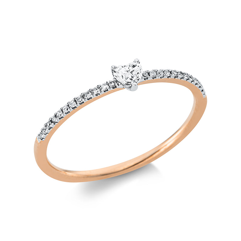 Ring 3er-Krappe 18 kt RG