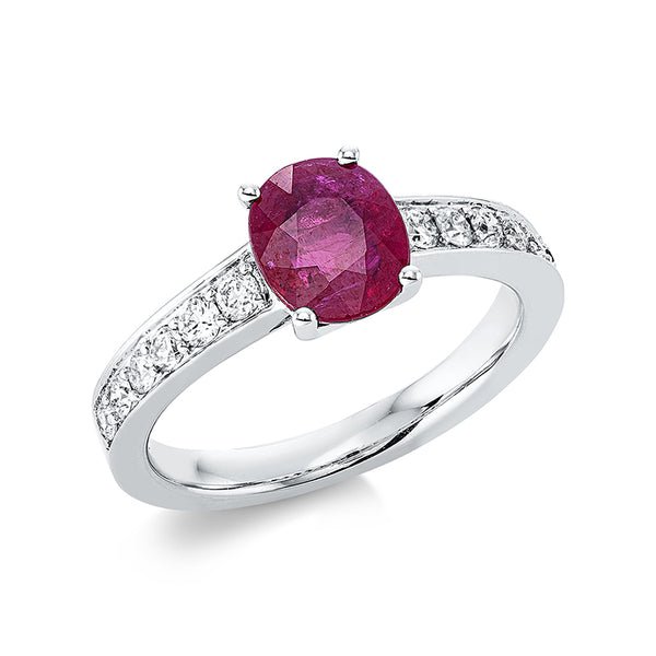 Ring 4er-Krappe 18 kt WG