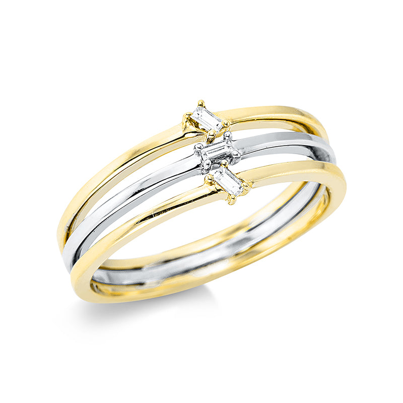 Ring 18 kt GG+WG