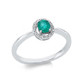 Ring 4er-Krappe 18 kt WG