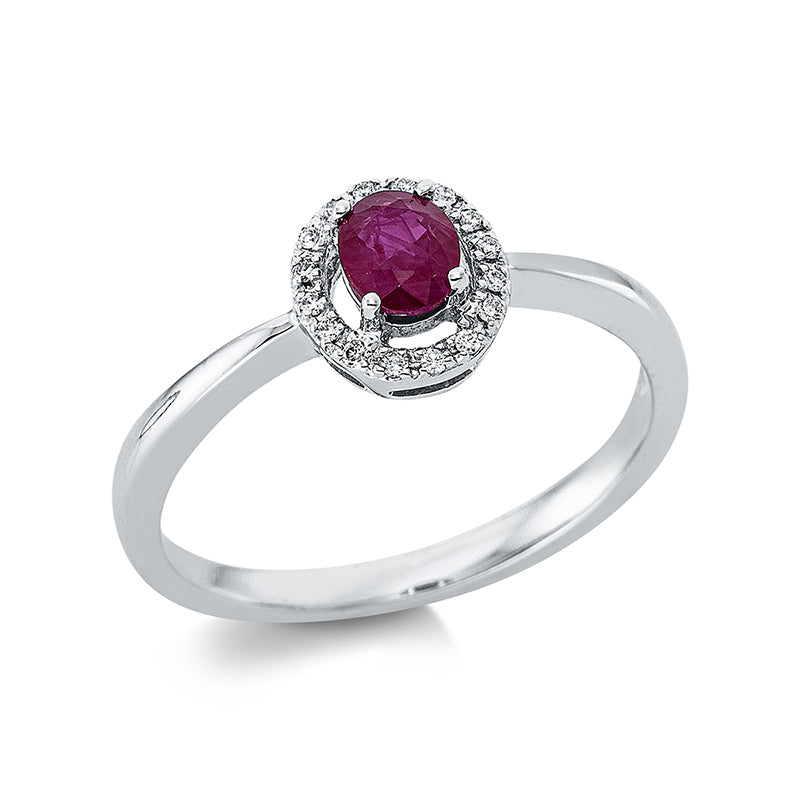 Ring 4er-Krappe 18 kt WG