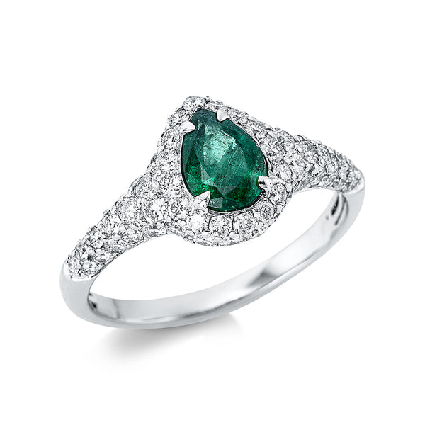 Ring 4er-Krappe 18 kt WG