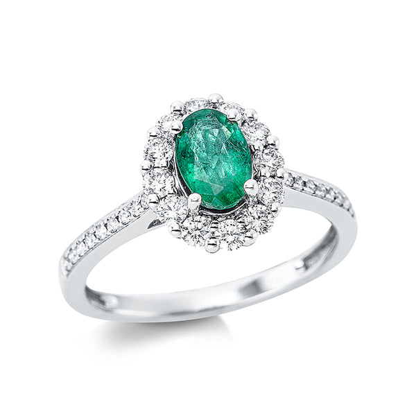 Ring 4er-Krappe 18 kt WG