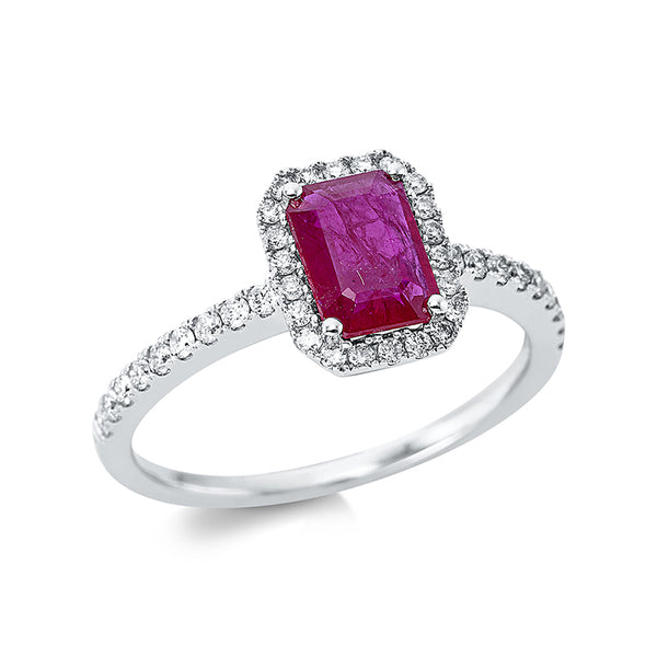Ring 4er-Krappe 18 kt WG