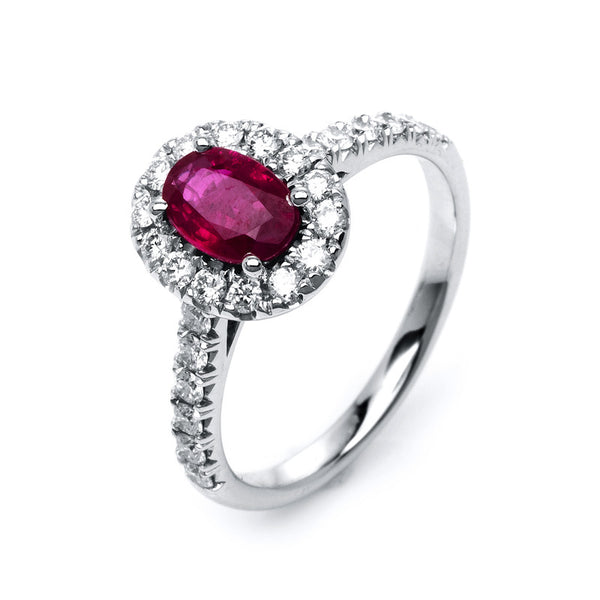 Ring 4er-Krappe 18 kt WG