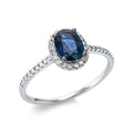 Ring 4er-Krappe 18 kt WG