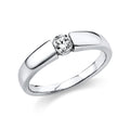 Ring 14 kt WG. poliert