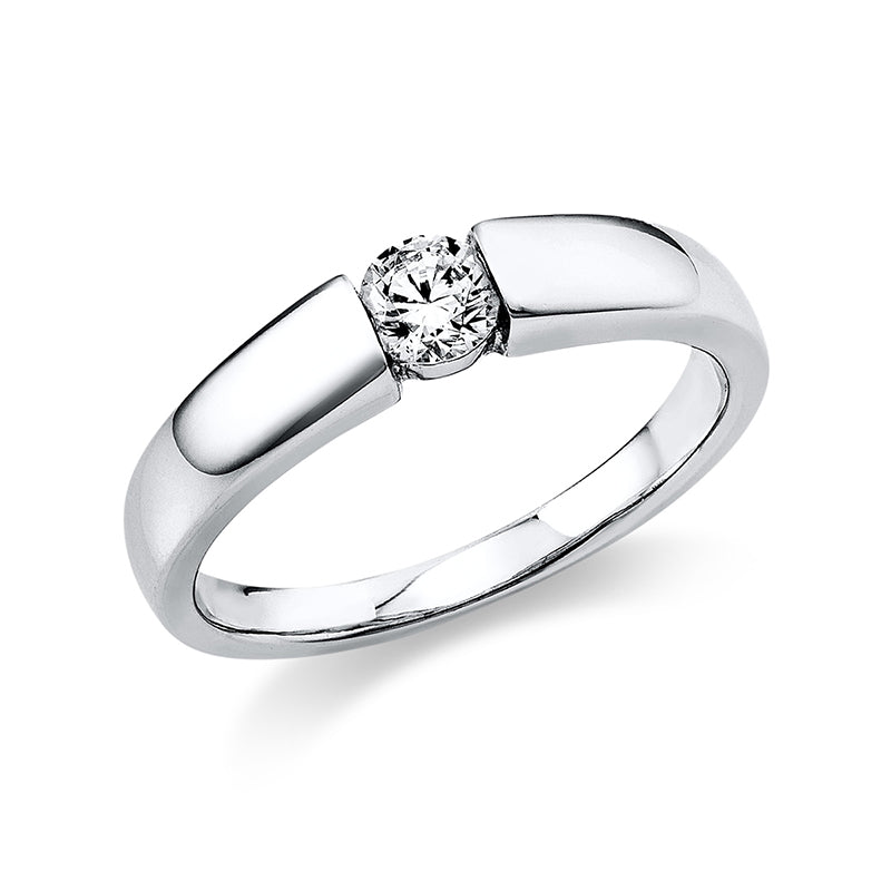 Ring 14 kt WG. poliert