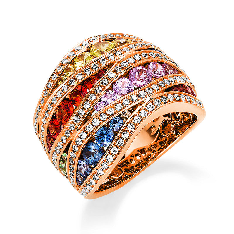 Ring 18 kt RG+WG