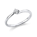 Ring 4er-Krappe 14 kt WG