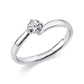 Ring 4er-Krappe 950 Pt Platin