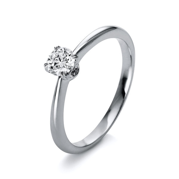 Ring 4er-Krappe 18 kt WG+P950