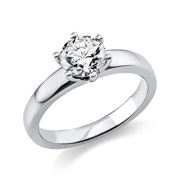 Ring 6er-Krappe 18 kt WG