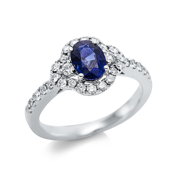 Ring 4er-Krappe 18 kt WG