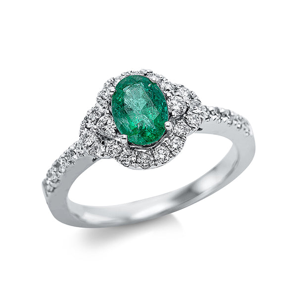 Ring 4er-Krappe 18 kt WG