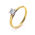 Ring 4er-Krappe 18 kt WG+GG+PT95