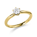 Ring 6er-Krappe 18 kt GG. 90076890