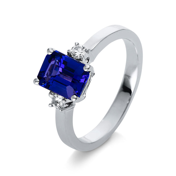 Ring 4er-Krappe 18 kt WG