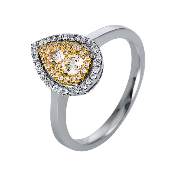 Ring 18 kt WG+GG