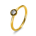 Ring 6er-Krappe 18 kt GG