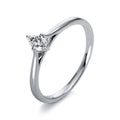 Ring 4er-Krappe 18 kt WG