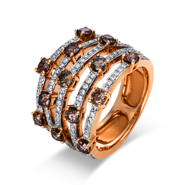 Ring 18 kt RG+WG