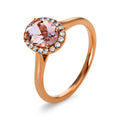 Ring 4er-Krappe 18 kt RG