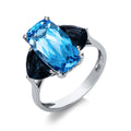 Ring 4er-Krappe 18 kt WG