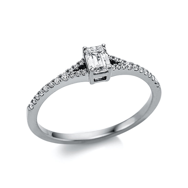 Ring 4er-Krappe 18 kt WG