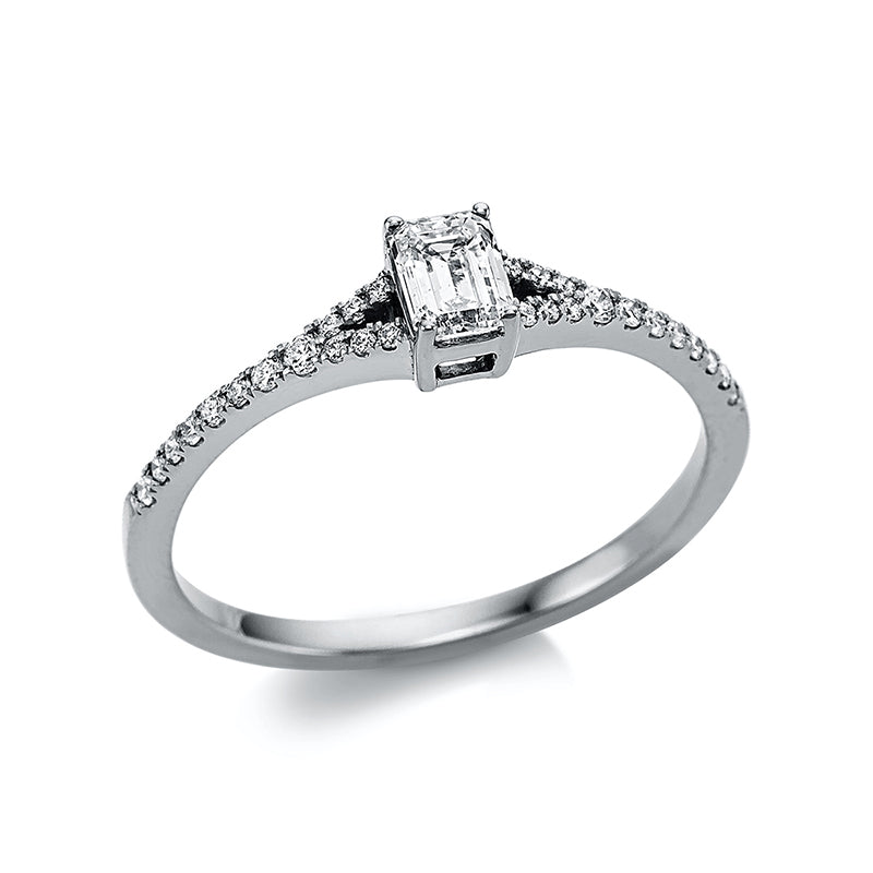 Ring 4er-Krappe 18 kt WG