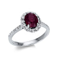 Ring 4er-Krappe 18 kt WG
