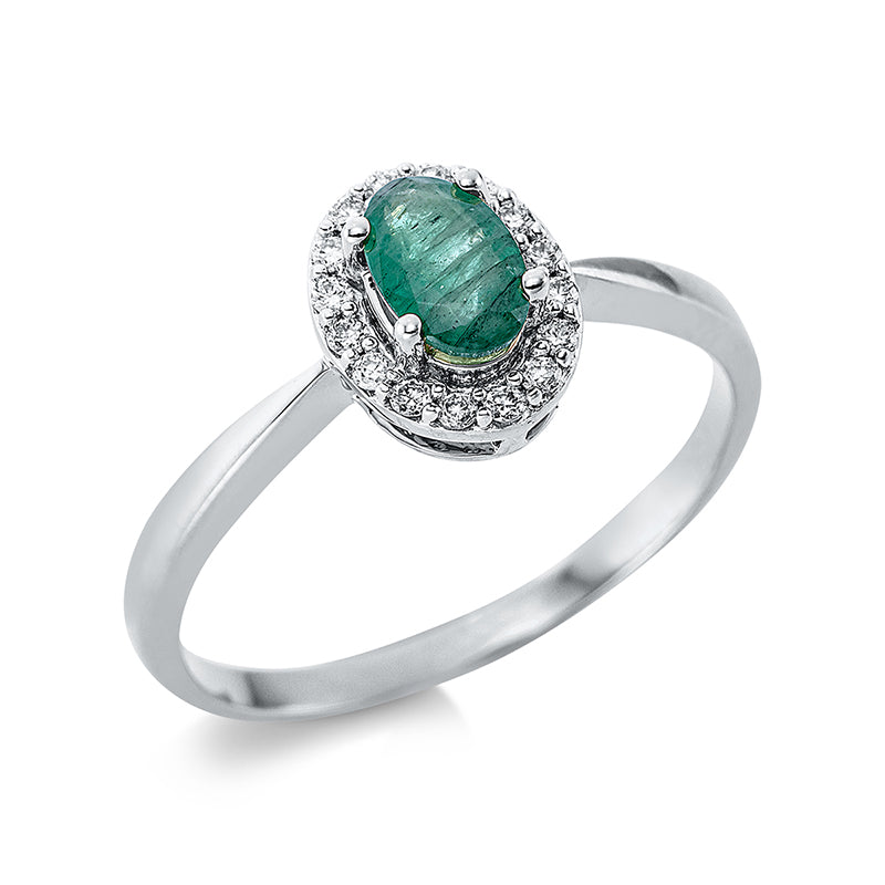 Ring 4er-Krappe 18 kt WG