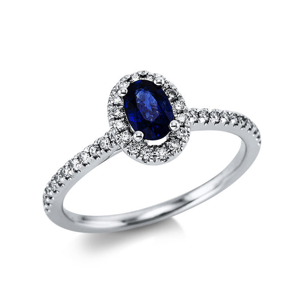 Ring 4er-Krappe 18 kt WG