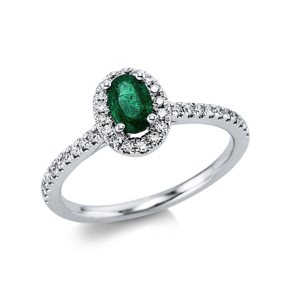 Ring 4er-Krappe 18 kt WG