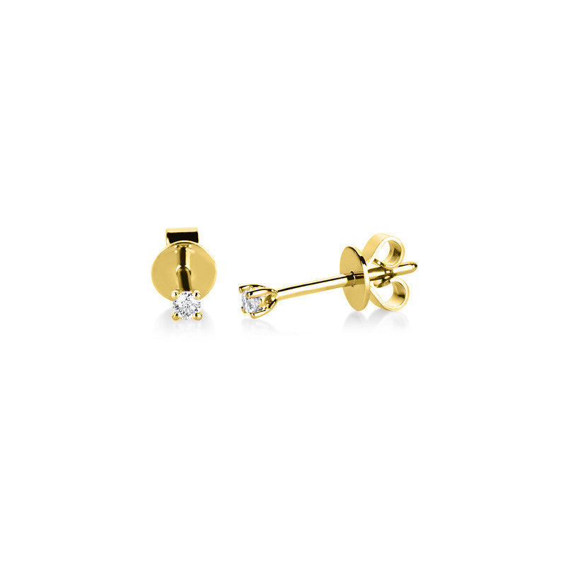 Ohrstecker 4er-Krappe 14 kt GG