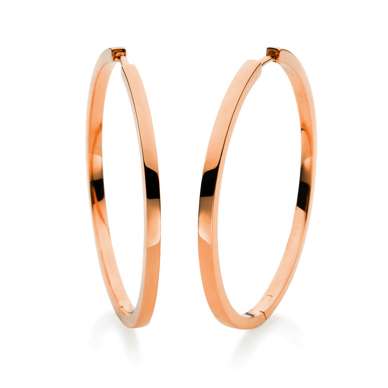 Creolen 14 kt RG. poliert
