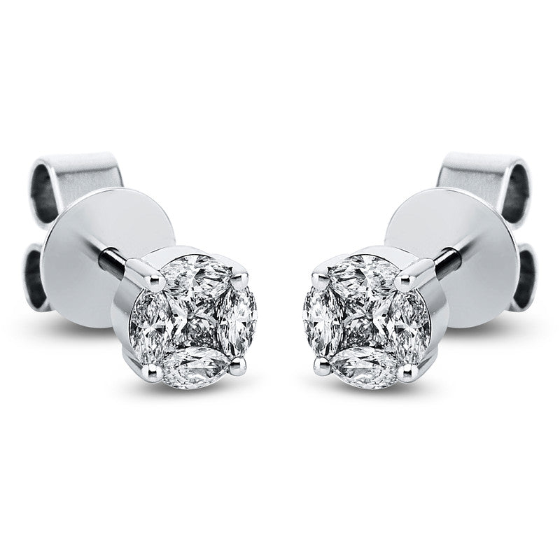 Ohrstecker 18 kt WG