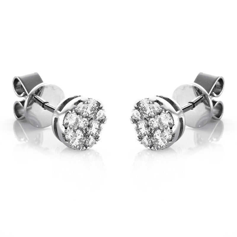 Ohrstecker 18 kt WG