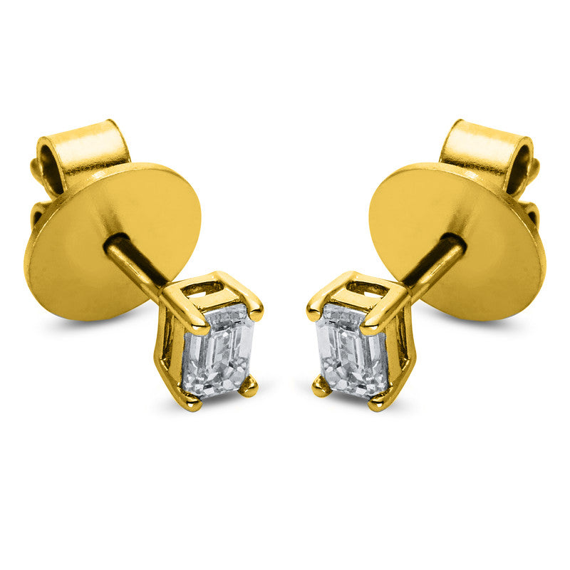 Ohrstecker 4er-Krappe 18 kt GG