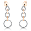 Ohrschmuck 18 kt RG+WG