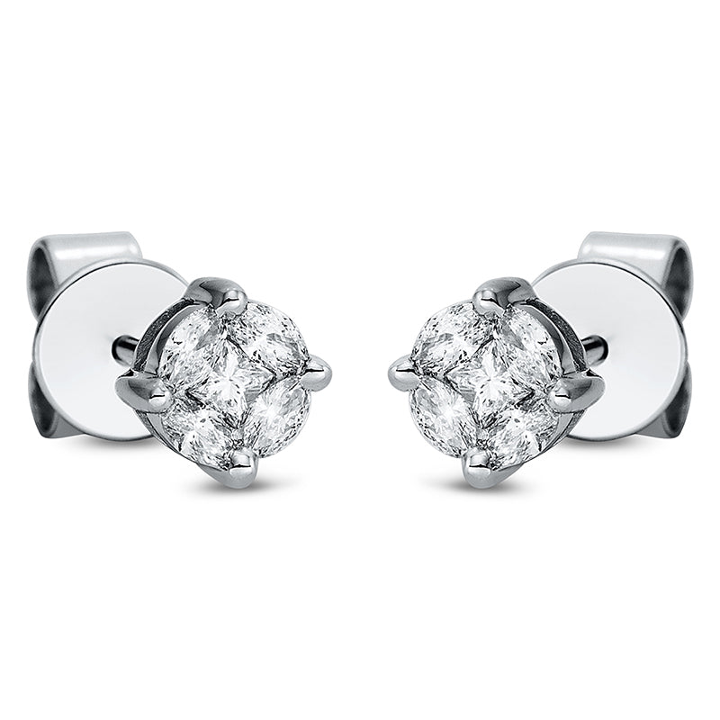 Ohrstecker 18 kt WG